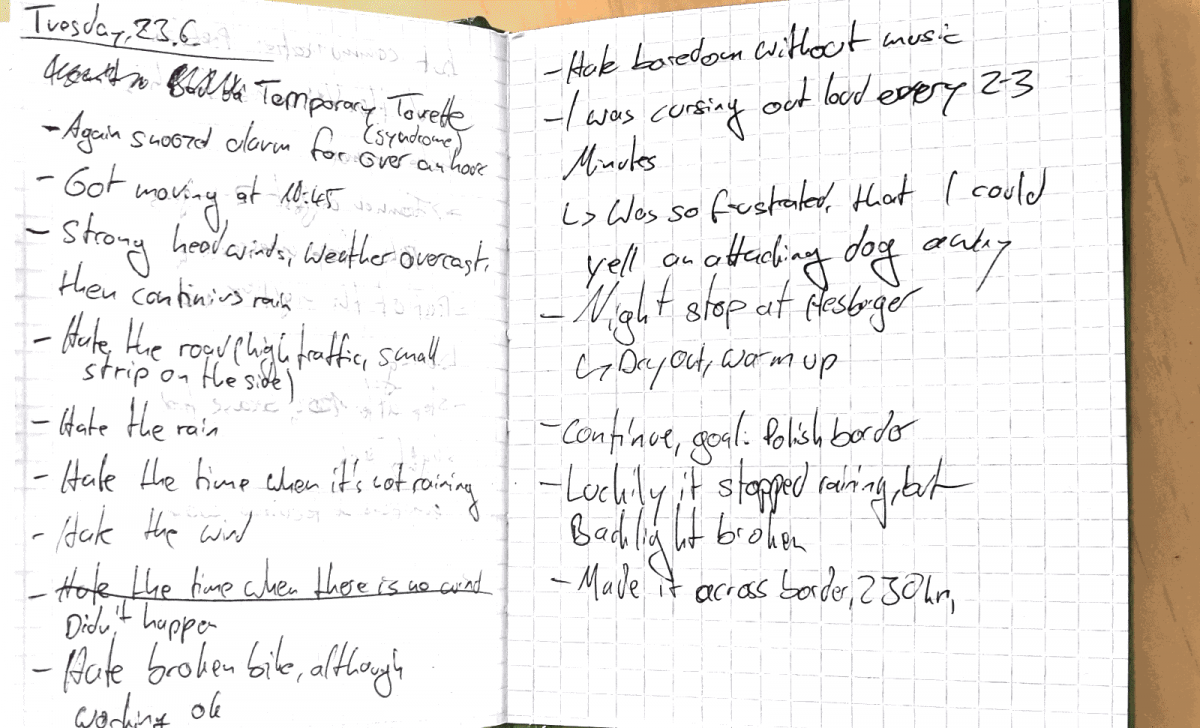 Diary Notes